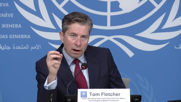 UNOG NEWS Global Humanitarian Overview, Tom Fletcher   OCHA 03DEC2024